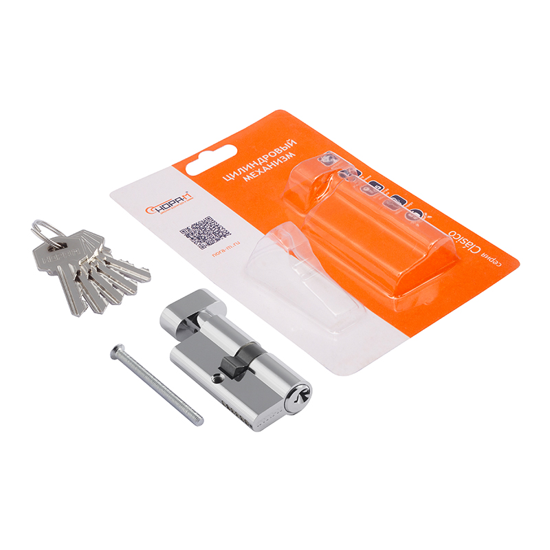 Комплектация и упаковка Цилиндр ЛУВ цвет Хром Нора-М