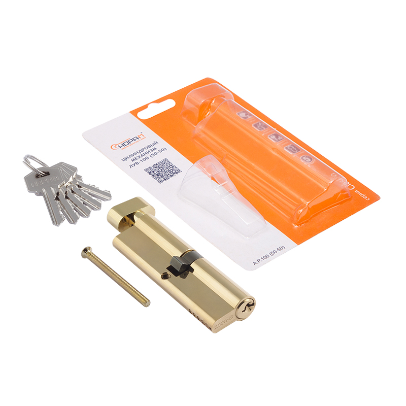 Комплектация и упаковка Цилиндр ЛУВ цвет Золото Нора-М