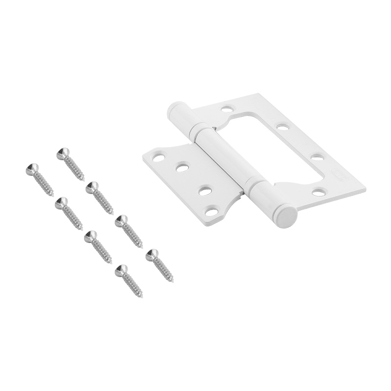 Комплектация и упаковка Петля без врезки 800-4" STD (100*75*2,5) без колп. цвет Белый Нора-М