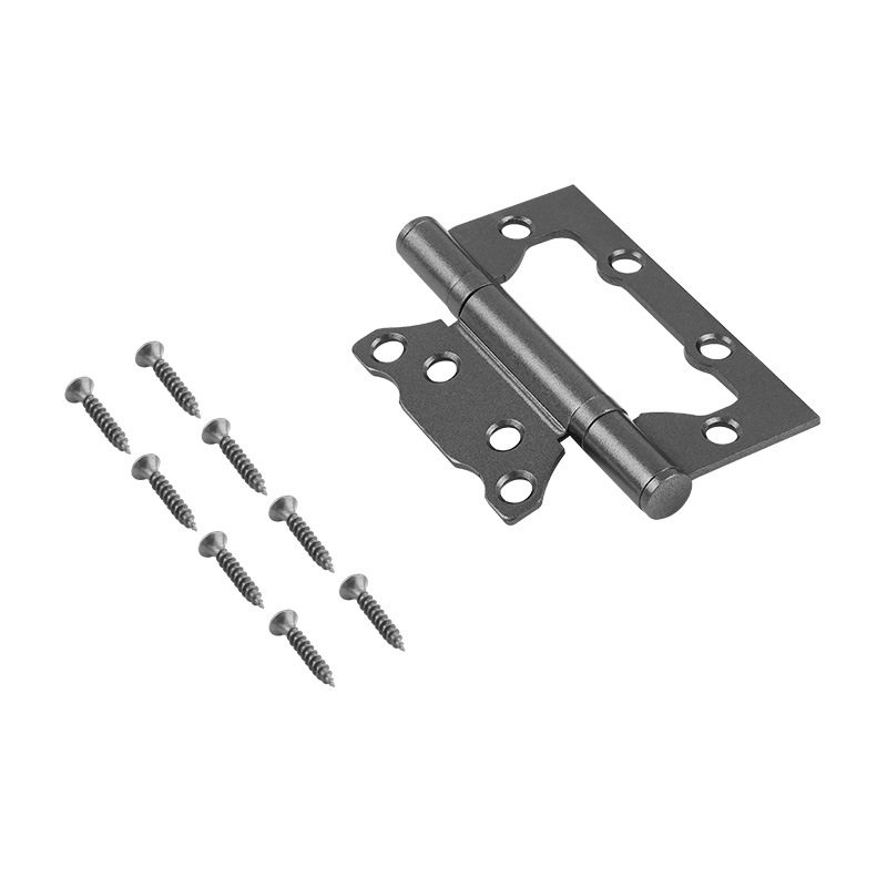 Комплектация и упаковка Петля без врезки 800-4'' (100*74*2,5мм) без колп. ISPARUS цвет Графит Нора-М