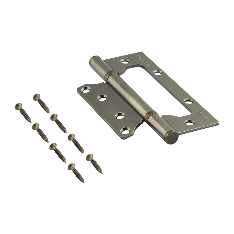 Комплектация и упаковка Петля без врезки 800-5" STD (125*75*2,5) без колп. цвет Старая бронза Нора-М