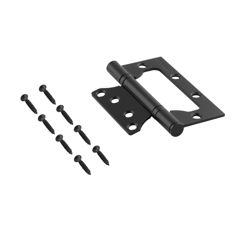 Комплектация и упаковка Петля без врезки 800-4" (100*75*2,5) без колп. цвет Черный Нора-М