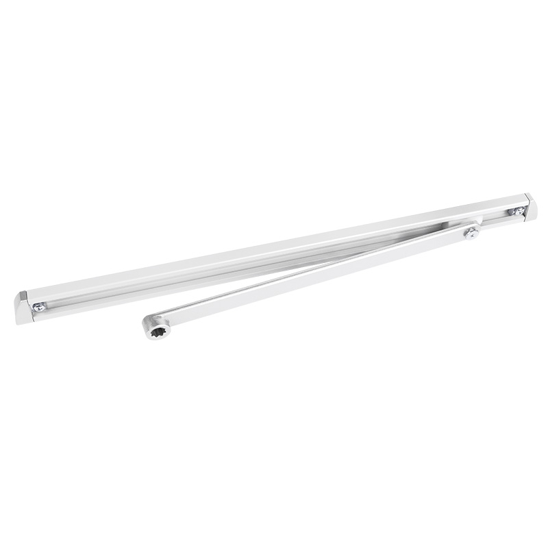 Комплектация и упаковка Тяга для дверного доводчика Рычаг скользящий для доводчиков №3S, 4S, 450 цвет Белый Нора-М