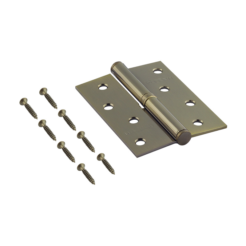 Комплектация и упаковка Петля левая/правая 750-4" (100*75*2,5) без колп. цвет Старая бронза Нора-М