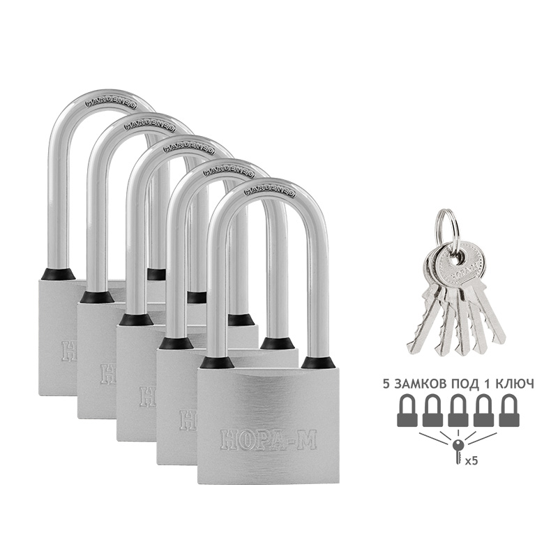 Комплектация и упаковка Замок навесной МК-1005ДД мастер ключ цвет Темный Нора-М