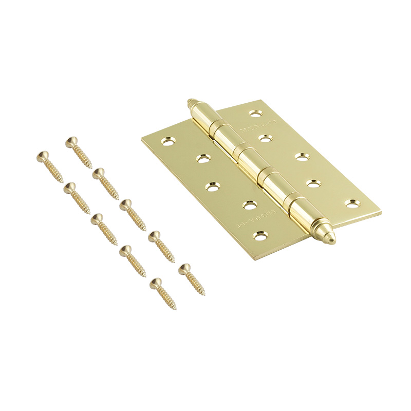 Комплектация и упаковка Петля универсальная 5"-4ВВ (125*75*2,5) с колп. цвет Золото Нора-М