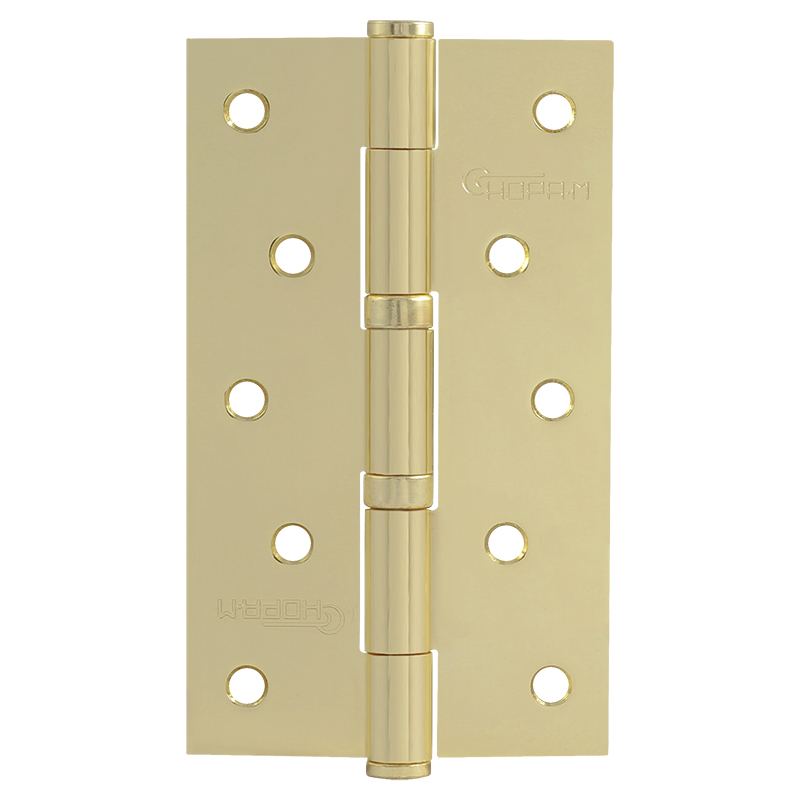 Петля универсальная 5"-2ВВ (125*75*2,5) без колп. цвет Золото Нора-М