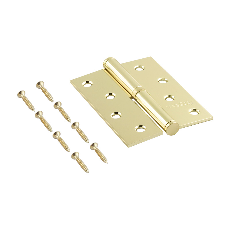 Комплектация и упаковка Петля левая/правая 750-4" (100*75*2,5) без колп. цвет Золото Нора-М